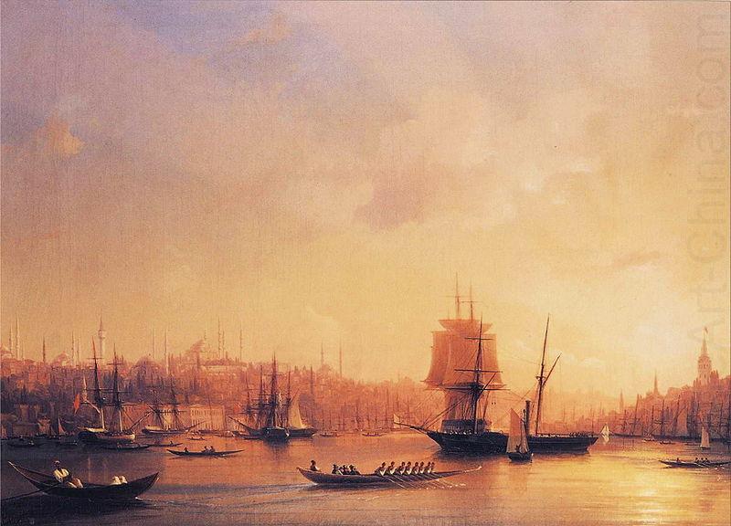 Ivan Aivazovsky Dusk on the Golden Horn china oil painting image